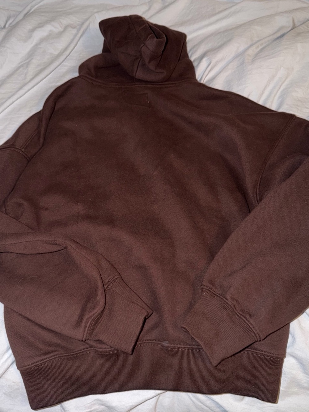 Espresso Martini Brown Hooded Sweatshirt - Picture 5 of 5